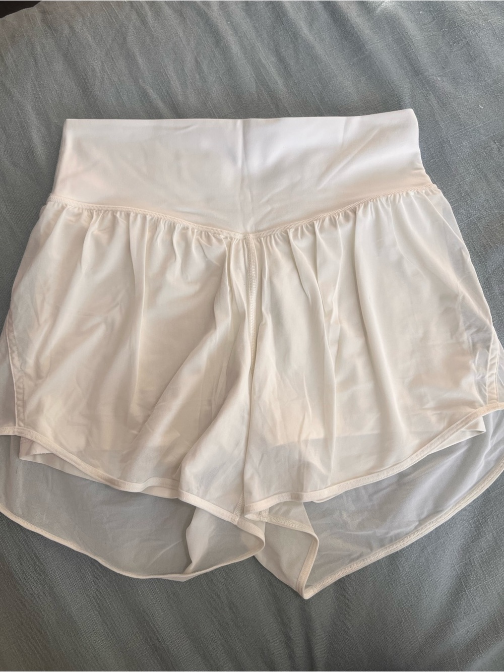 Lululemon Lemon Sorbet Nulu and Mesh Shorts - Size 8